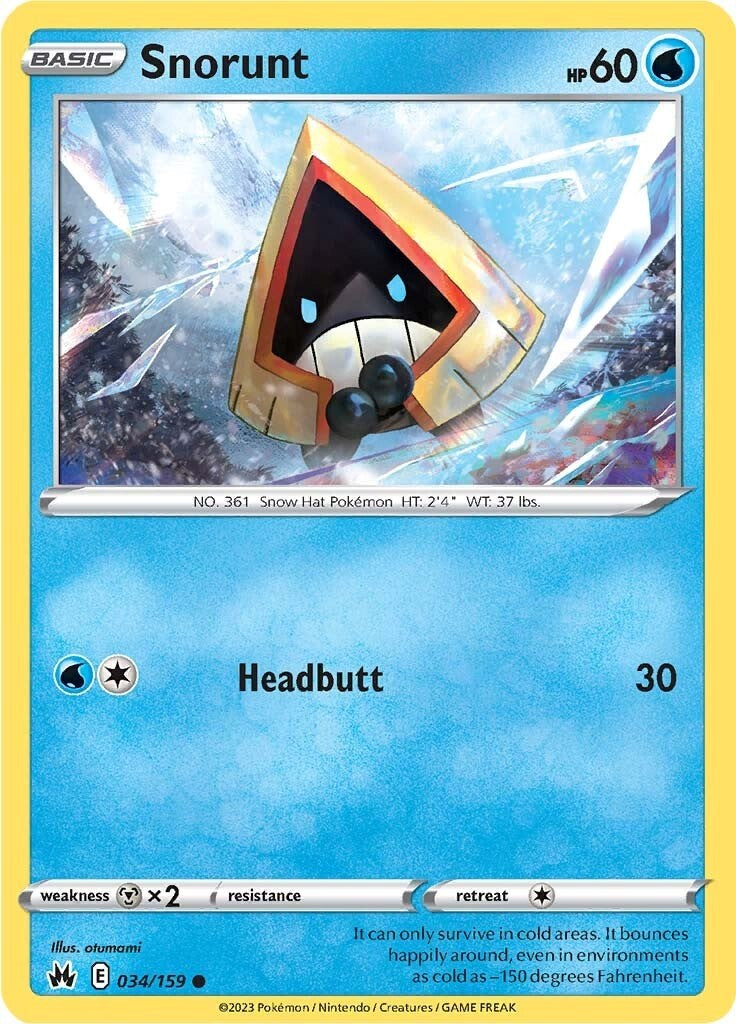 Snorunt (034/159) [Sword & Shield: Crown Zenith] | Exor Games Bridgewater