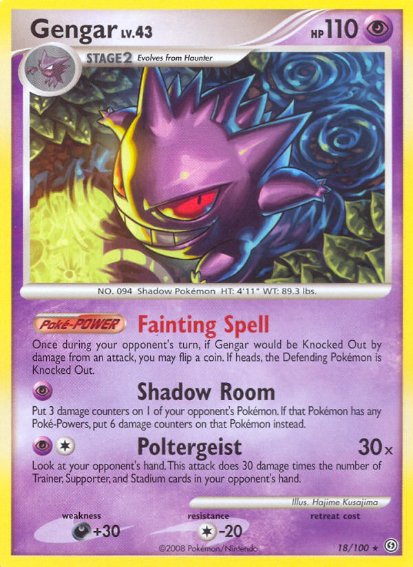 Gengar (18/100) [Diamond & Pearl: Stormfront] | Exor Games Bridgewater