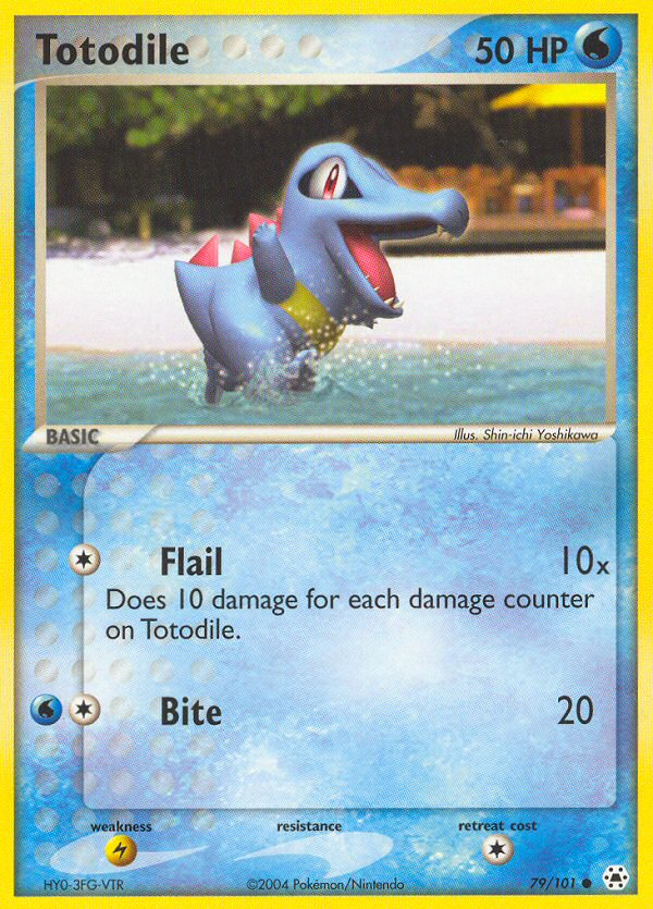 Totodile (79/101) [EX: Hidden Legends] | Exor Games Bridgewater