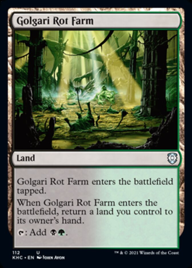 Golgari Rot Farm [Kaldheim Commander] | Exor Games Bridgewater