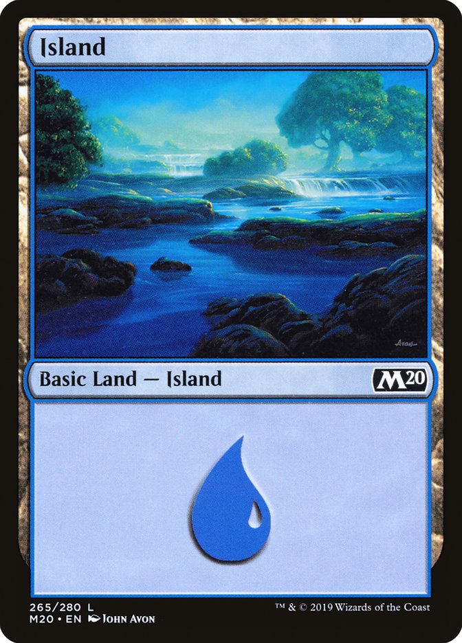 Island (#265) [Core Set 2020] | Exor Games Bridgewater