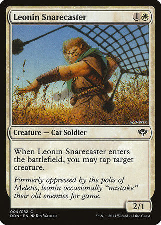 Leonin Snarecaster [Duel Decks: Speed vs. Cunning] | Exor Games Bridgewater