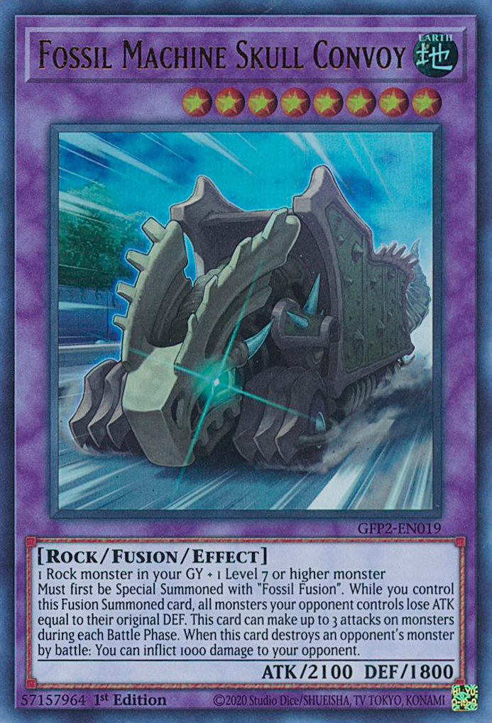 Fossil Machine Skull Convoy [GFP2-EN019] Ultra Rare | Exor Games Bridgewater