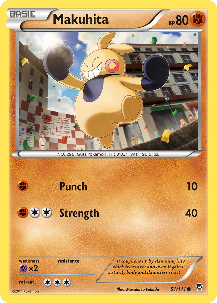 Makuhita (51/111) [XY: Furious Fists] | Exor Games Bridgewater