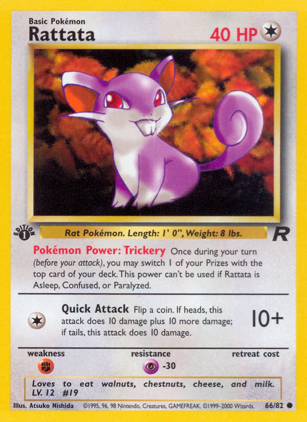 Rattata (66/82) [Team Rocket 1st Edition] | Exor Games Bridgewater