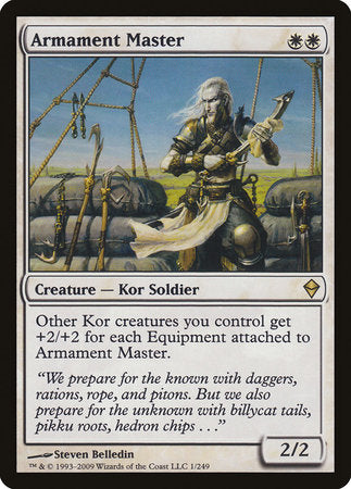 Armament Master [Zendikar] | Exor Games Bridgewater