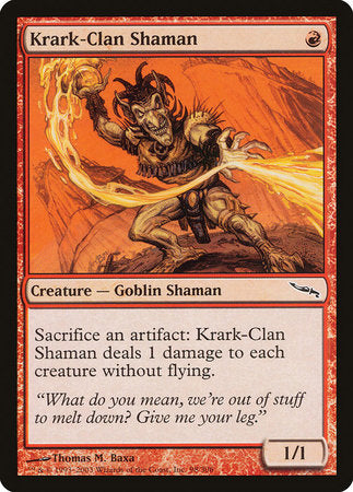 Krark-Clan Shaman [Mirrodin] | Exor Games Bridgewater