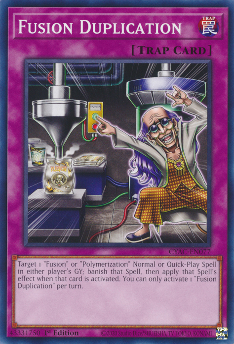 Fusion Duplication [CYAC-EN077] Common | Exor Games Bridgewater