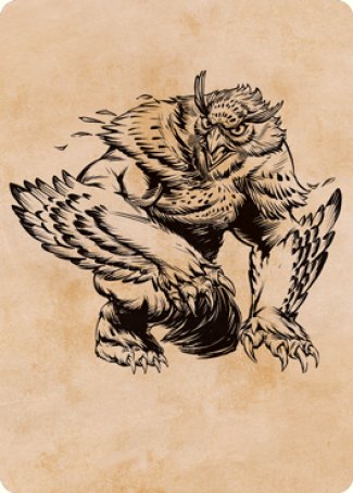 Owlbear (Showcase) Art Card [Dungeons & Dragons: Adventures in the Forgotten Realms Art Series] | Exor Games Bridgewater