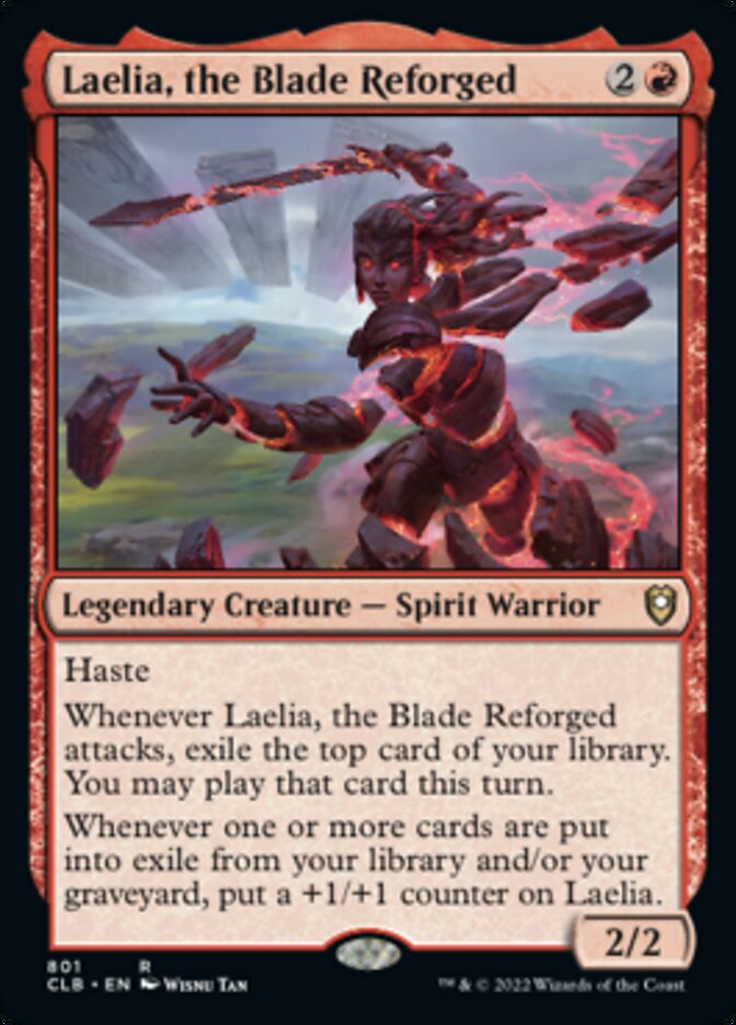 Laelia, the Blade Reforged [Commander Legends: Battle for Baldur's Gate] | Exor Games Bridgewater