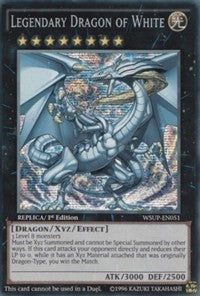 Legendary Dragon of White [WSUP-EN051] Prismatic Secret Rare | Exor Games Bridgewater
