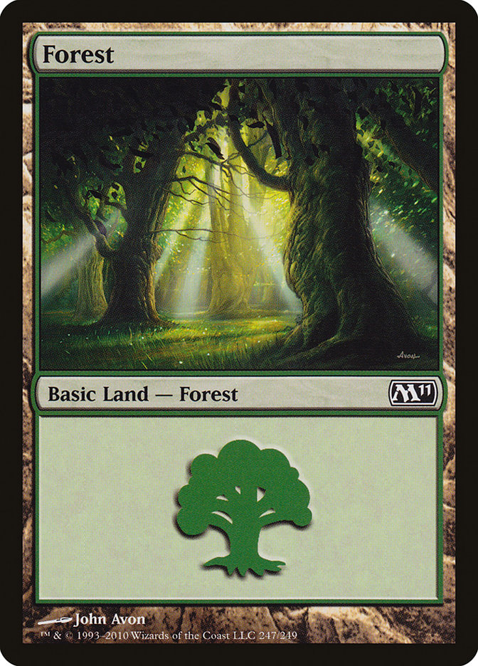 Forest (247) [Magic 2011] | Exor Games Bridgewater