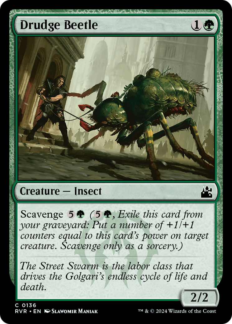 Drudge Beetle [Ravnica Remastered] | Exor Games Bridgewater