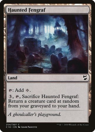 Haunted Fengraf [Commander 2018] | Exor Games Bridgewater
