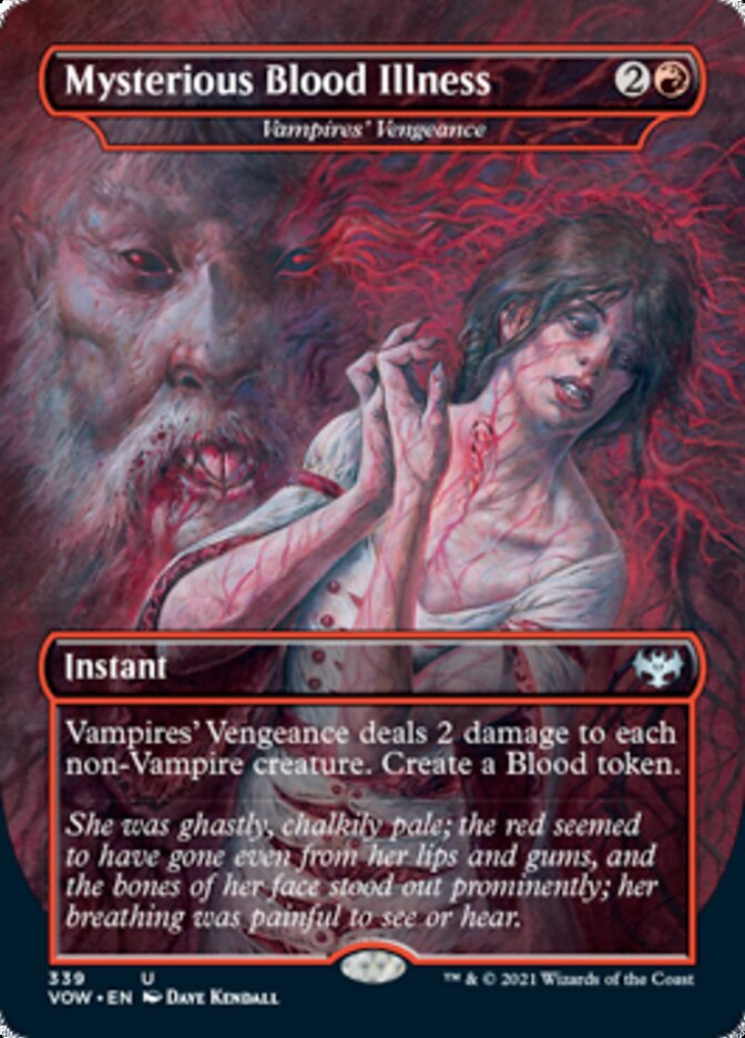 Vampires' Vengeance - Mysterious Blood Illness [Innistrad: Crimson Vow] | Exor Games Bridgewater