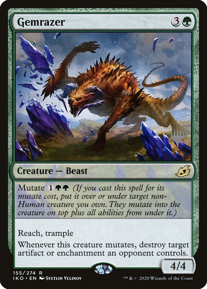 Gemrazer (Promo Pack) [Ikoria: Lair of Behemoths Promos] | Exor Games Bridgewater