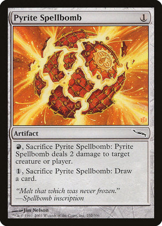 Pyrite Spellbomb [Mirrodin] | Exor Games Bridgewater