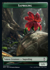 Beast // Saproling Double-sided Token [Streets of New Capenna Commander Tokens] | Exor Games Bridgewater