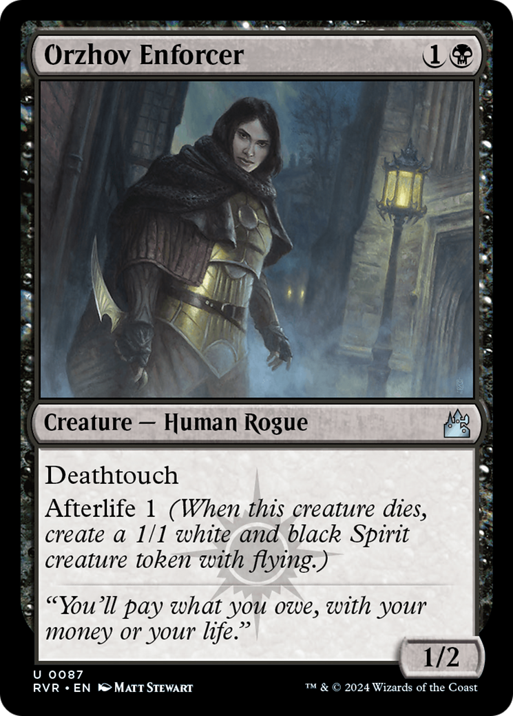 Orzhov Enforcer [Ravnica Remastered] | Exor Games Bridgewater