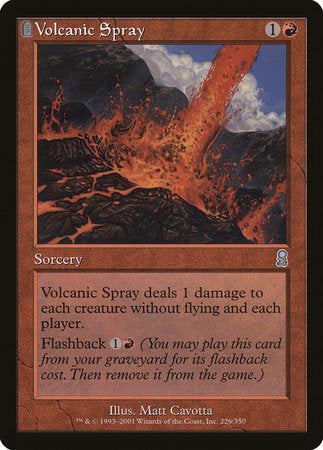 Volcanic Spray [Odyssey] | Exor Games Bridgewater