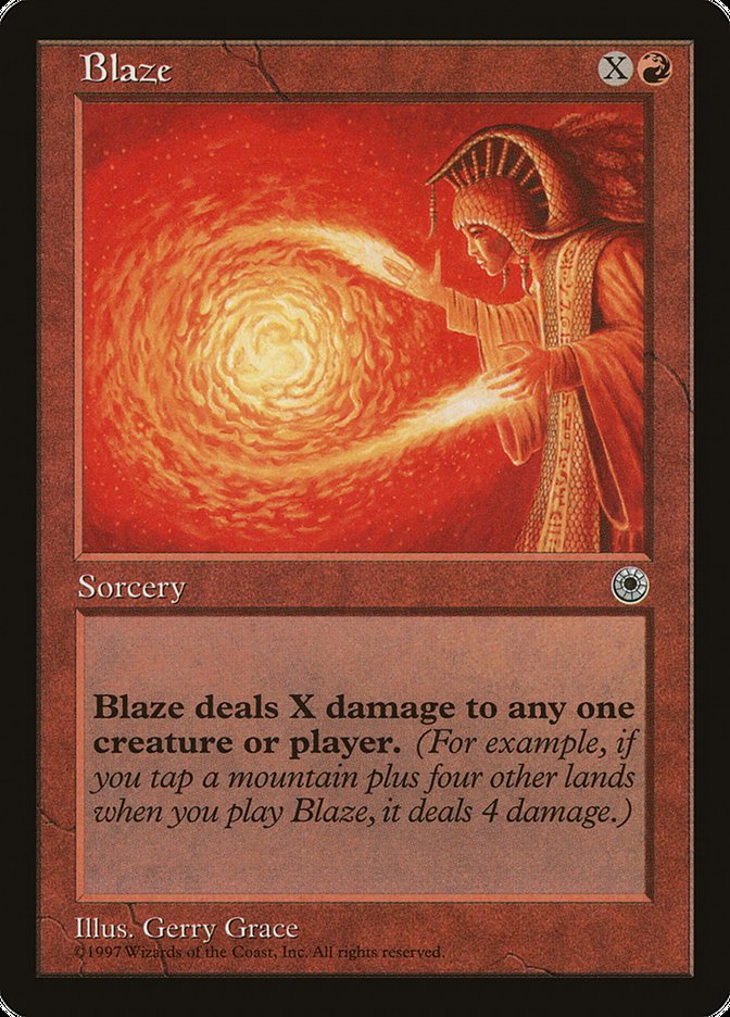 Blaze (No Flavor Text) [Portal] | Exor Games Bridgewater