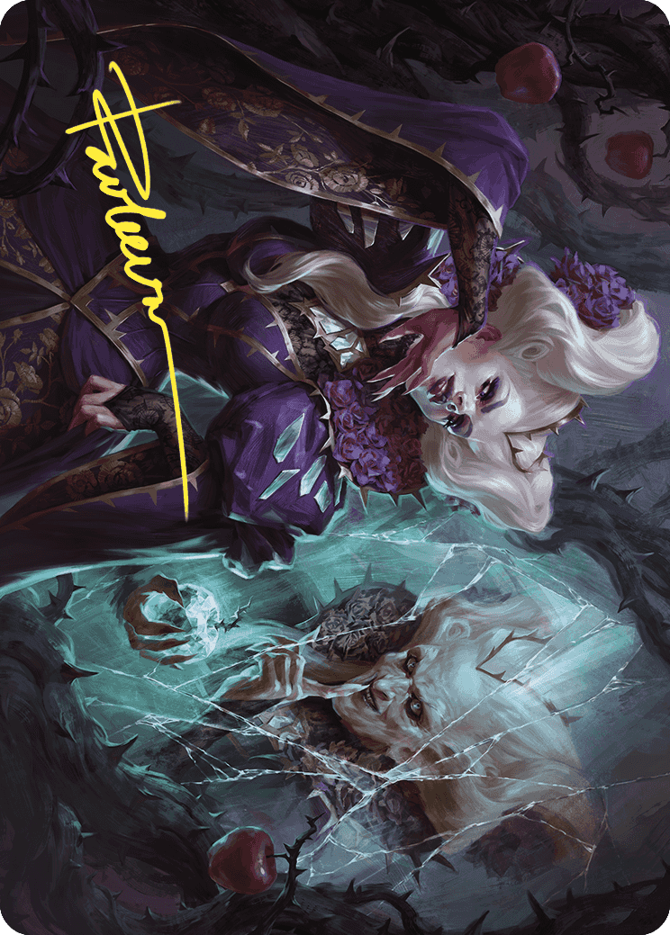 Conceited Witch Art Card (Gold-Stamped Signature) [Wilds of Eldraine Art Series] | Exor Games Bridgewater