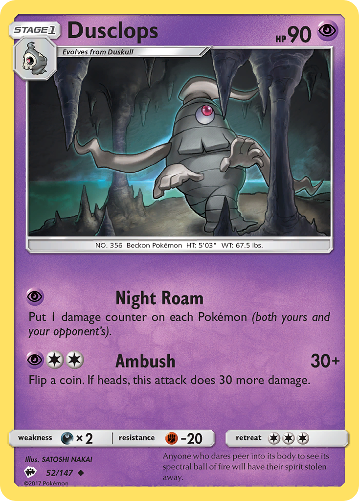 Dusclops (52/147) [Sun & Moon: Burning Shadows] | Exor Games Bridgewater