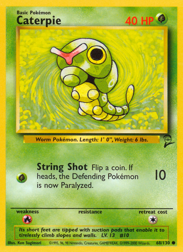 Caterpie (68/130) [Base Set 2] | Exor Games Bridgewater