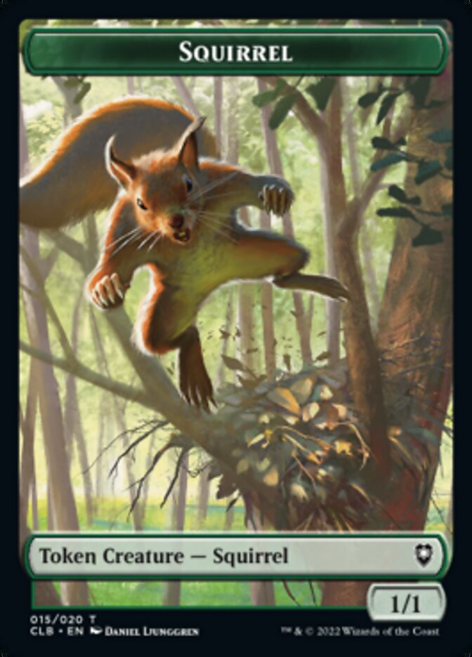 Squirrel Token [Commander Legends: Battle for Baldur's Gate Tokens] | Exor Games Bridgewater