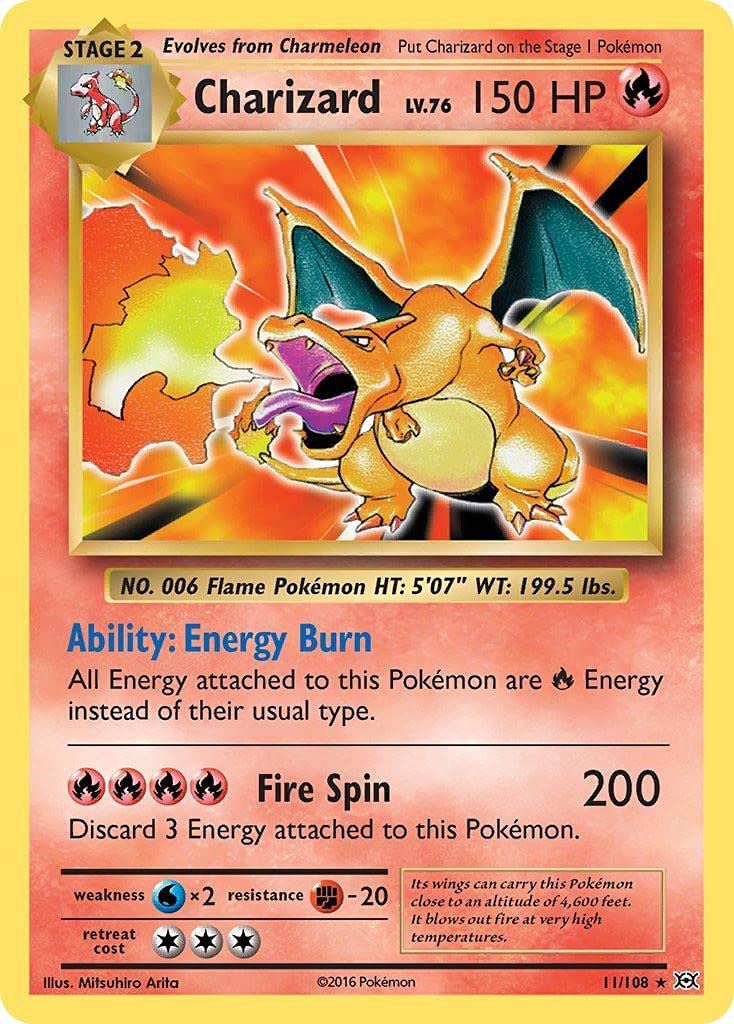 Charizard (11/108) [XY: Evolutions] | Exor Games Bridgewater