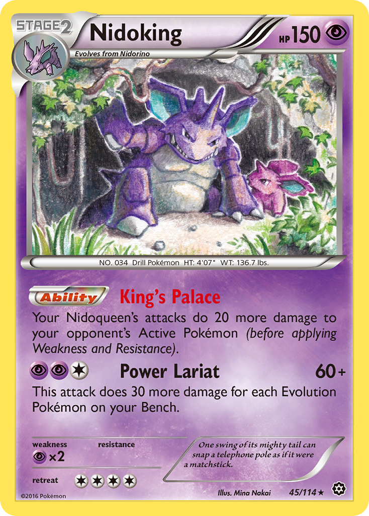 Nidoking (45/114) [XY: Steam Siege] | Exor Games Bridgewater