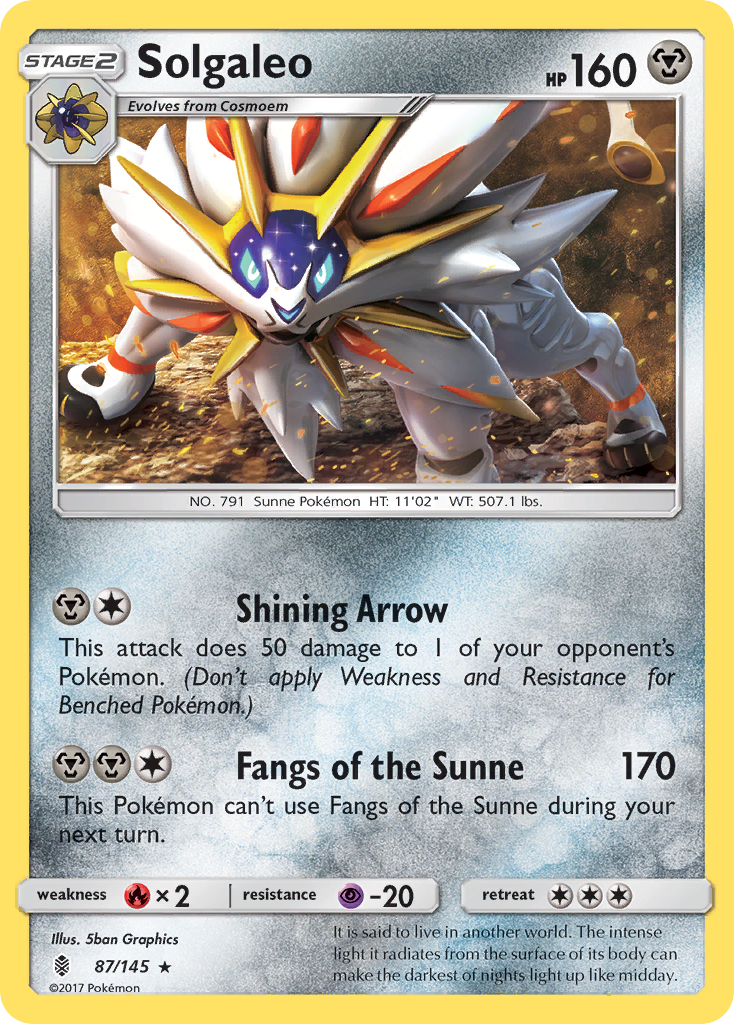 Solgaleo (87/145) [Sun & Moon: Guardians Rising] | Exor Games Bridgewater