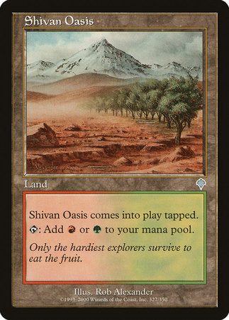 Shivan Oasis [Invasion] | Exor Games Bridgewater