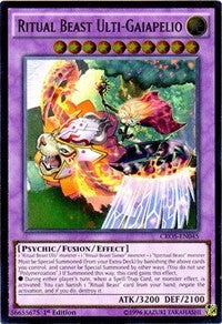 Ritual Beast Ulti-Gaiapelio (UTR) [CROS-EN045] Ultimate Rare | Exor Games Bridgewater