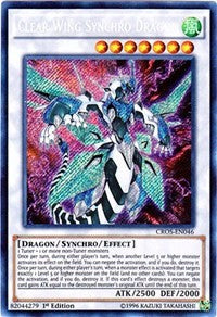 Clear Wing Synchro Dragon [CROS-EN046] Secret Rare | Exor Games Bridgewater