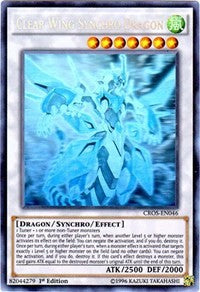 Clear Wing Synchro Dragon (Ghost Rare) [CROS-EN046] Ghost Rare | Exor Games Bridgewater