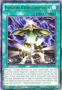 Fusion Conscription [CROS-EN053] Rare | Exor Games Bridgewater