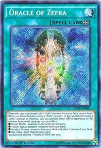 Oracle of Zefra [CROS-EN060] Secret Rare | Exor Games Bridgewater