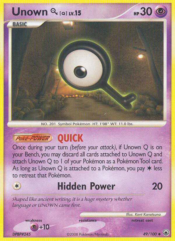 Unown Q (49/100) [Diamond & Pearl: Majestic Dawn] | Exor Games Bridgewater