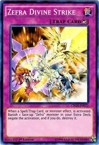 Zefra Divine Strike [CROS-EN072] Super Rare | Exor Games Bridgewater