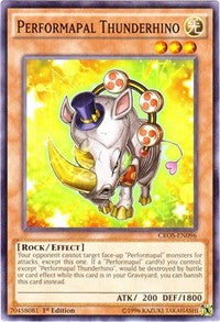 Performapal Thunderhino [CROS-EN096] Common | Exor Games Bridgewater