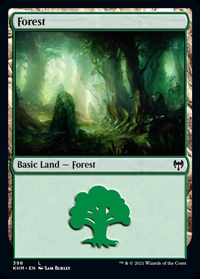 Forest (398) [Kaldheim] | Exor Games Bridgewater