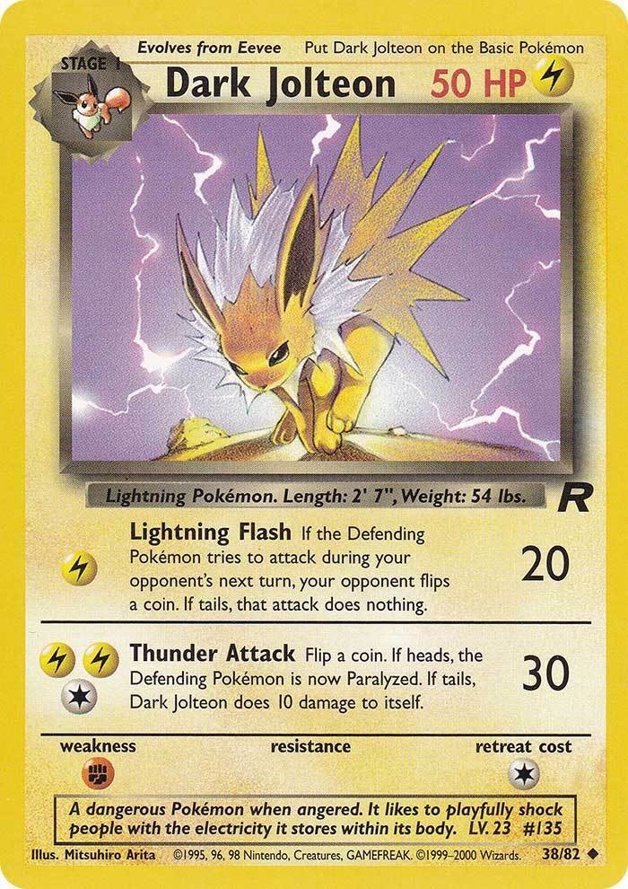 Dark Jolteon (38/82) [Team Rocket Unlimited] | Exor Games Bridgewater