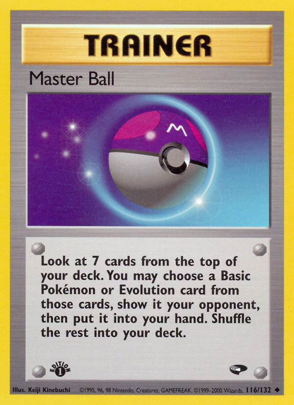 Master Ball (116/132) [Gym Challenge 1st Edition] | Exor Games Bridgewater