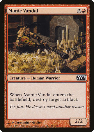 Manic Vandal [Magic 2012] | Exor Games Bridgewater