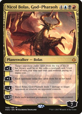 Nicol Bolas, God-Pharaoh [Hour of Devastation] | Exor Games Bridgewater