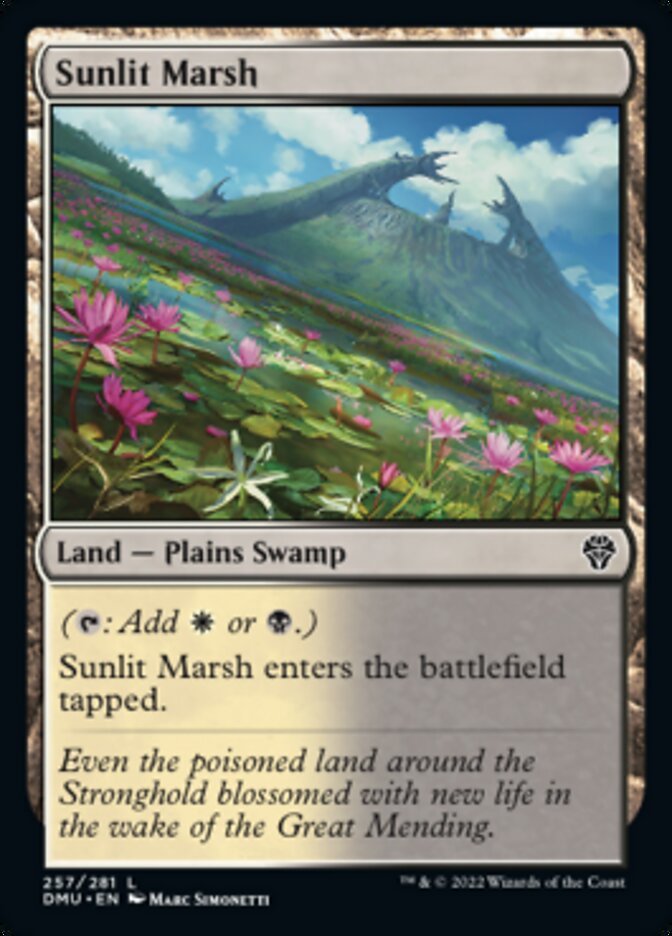 Sunlit Marsh [Dominaria United] | Exor Games Bridgewater