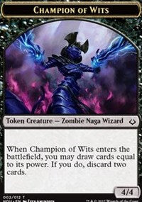 Champion of Wits // Insect Double-sided Token [Hour of Devastation Tokens] | Exor Games Bridgewater