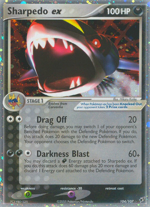 Sharpedo ex (104/107) [EX: Deoxys] | Exor Games Bridgewater