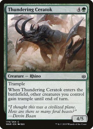 Thundering Ceratok [War of the Spark] | Exor Games Bridgewater